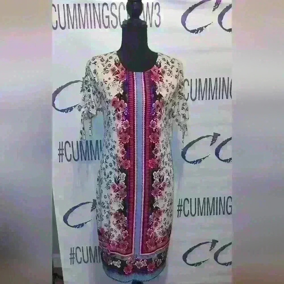 Dress Barn Dresses & Skirts - Blue and pink dress barn women's dresses slip on new with tags